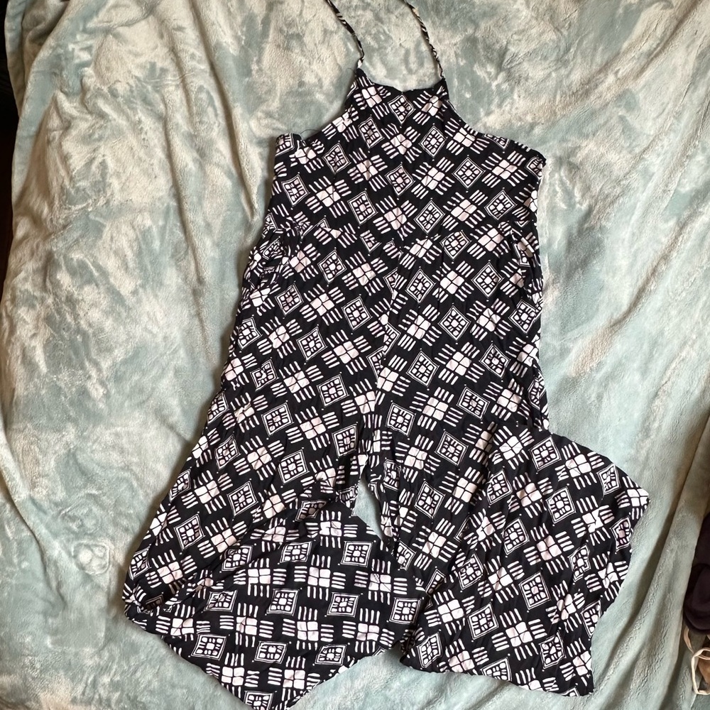 Urban Outfitters Monochrome Patterned Jumpsuit